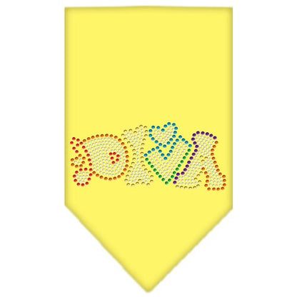 Pet and Dog Bandana Rhinestone, "Technicolor Diva"