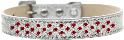 Dog, Puppy & Pet Ice Cream  Collar, "Red Crystal Rimsets Sprinkles"