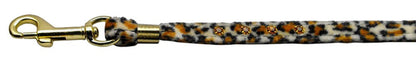 Dog, Puppy & Pet Plain Leash, "Animal Print" (Available in Plain or Jeweled)