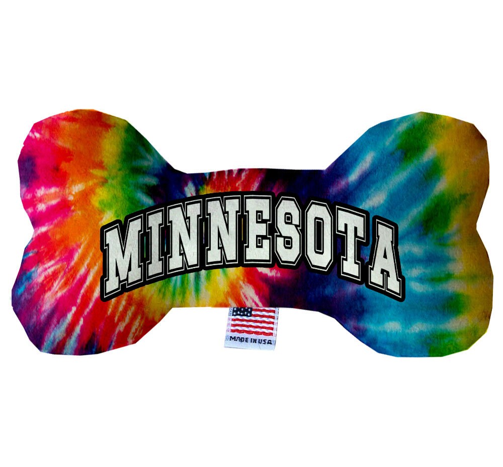 Pet & Dog Plush Bone Toys, "Minnesota State Options" (Available in different pattern options)