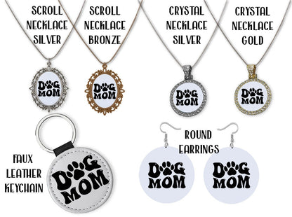 Australian Cattle Dog Breed Jewelry - Stained Glass Style Necklaces, Earrings and more!