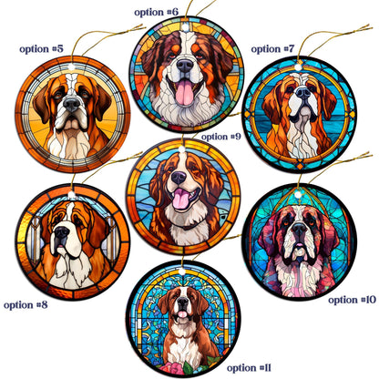 Saint Bernard Jewelry - Stained Glass Style Necklaces, Earrings and more!