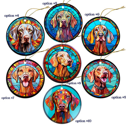 Weimaraner Jewelry - Stained Glass Style Necklaces, Earrings and more!