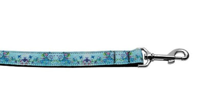 Pet Dog & Cat Nylon Collar or Leash, "Dreamy Blue"