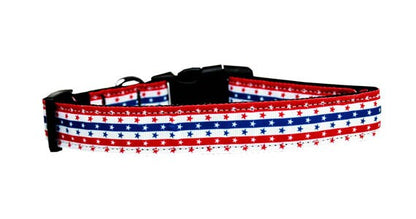 Pet Dog & Cat Nylon Collar or Leash, "Stars and Stripes"