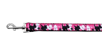 Pet Dog & Cat Nylon Collar or Leash, "Plaid Pups"