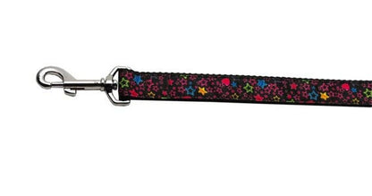 Pet Dog & Cat Nylon Collar or Leash, "Black Star"