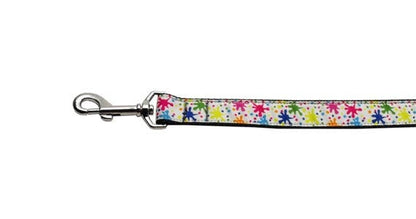 Pet Dog & Cat Nylon Collar or Leash, "Splatter Paint"