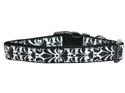 Pet Dog & Cat Nylon Collar, "Damask" *Available in 10 different colors!*