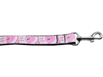 Pet Dog & Cat Nylon Collar or Leash, "Oh La La Paris"