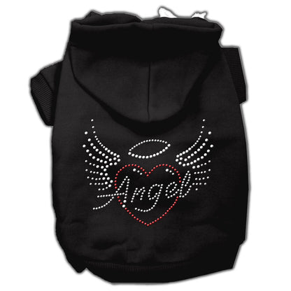 Pet, Dog & Cat Hoodie Rhinestone, "Angel Heart"