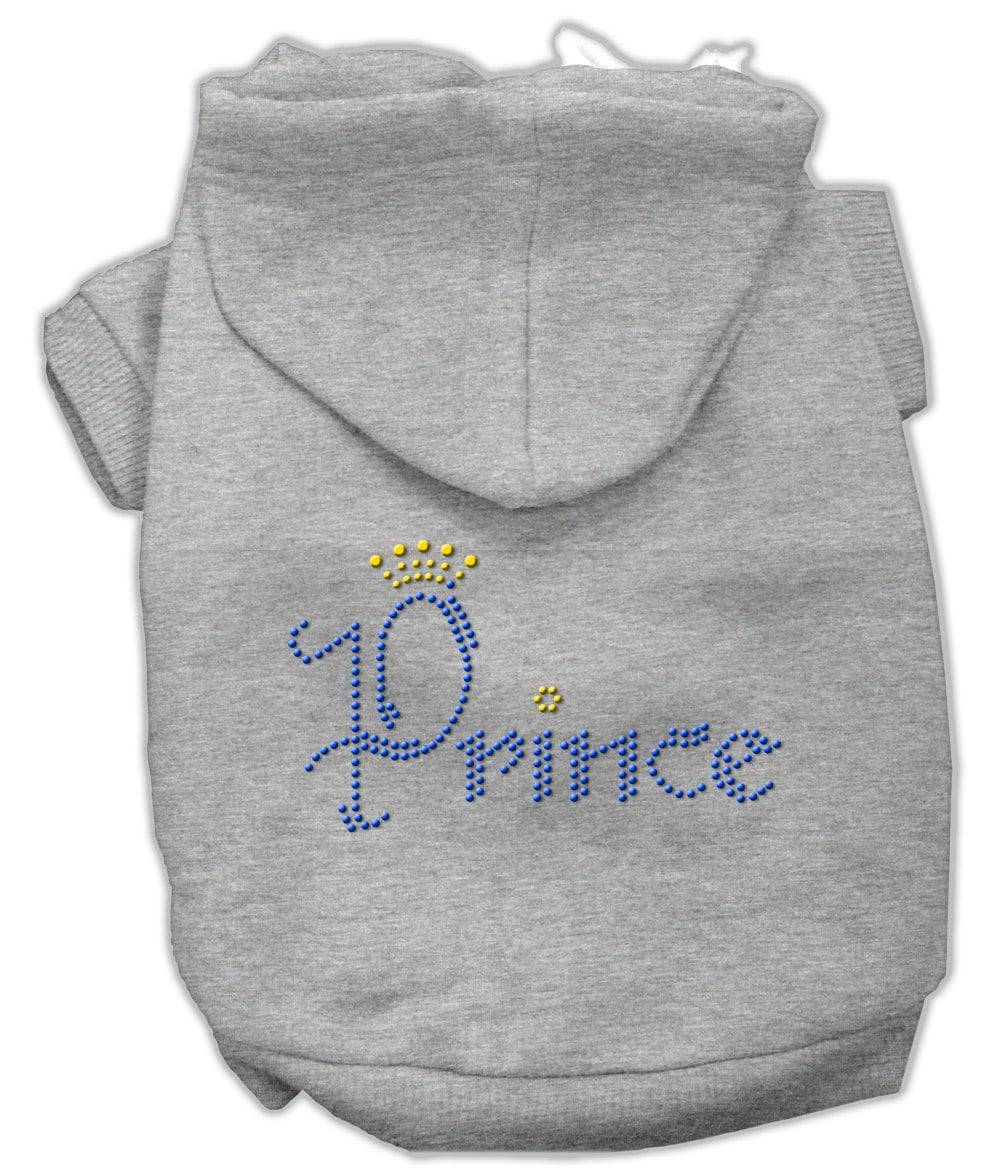 Pet, Dog & Cat Hoodie Rhinestone, "Prince"