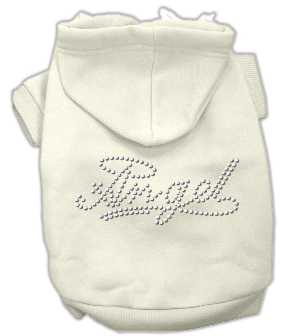 Pet, Dog & Cat Hoodie Rhinestone, "Angel"