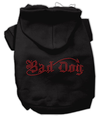 Pet, Dog & Cat Hoodie Rhinestone, "Bad Dog"