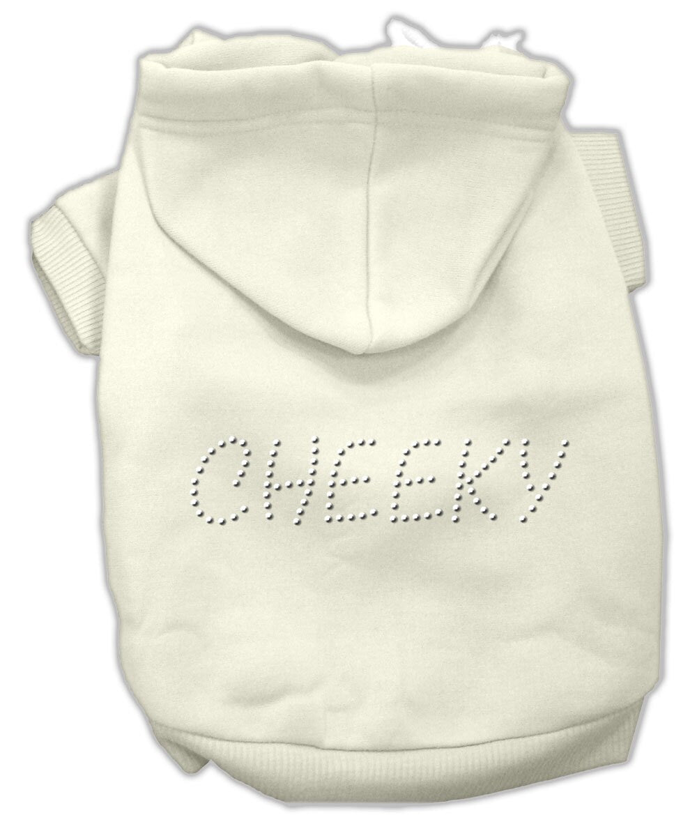 Pet, Dog & Cat Hoodie Rhinestone, "Cheeky"