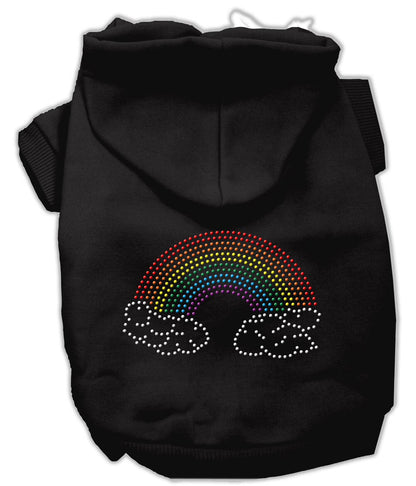 Pet, Dog & Cat Hoodie Rhinestone, "Rainbow"