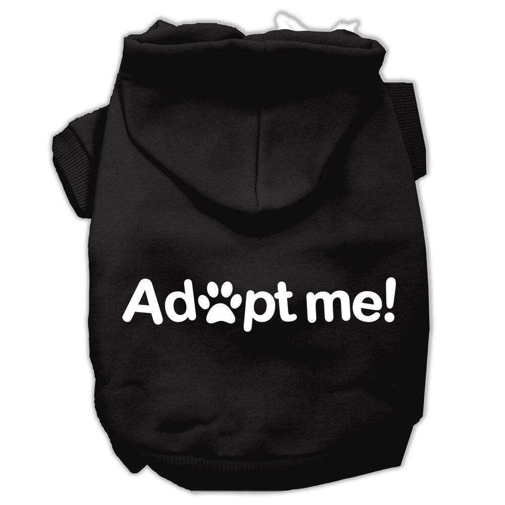 Pet, Dog & Cat Hoodie Screen Printed, "Adopt Me"