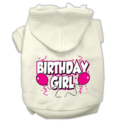 Pet, Dog & Cat Hoodie Screen Printed, "Birthday Girl"