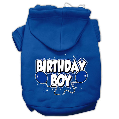 Pet, Dog & Cat Hoodie Screen Printed, "Birthday Boy"