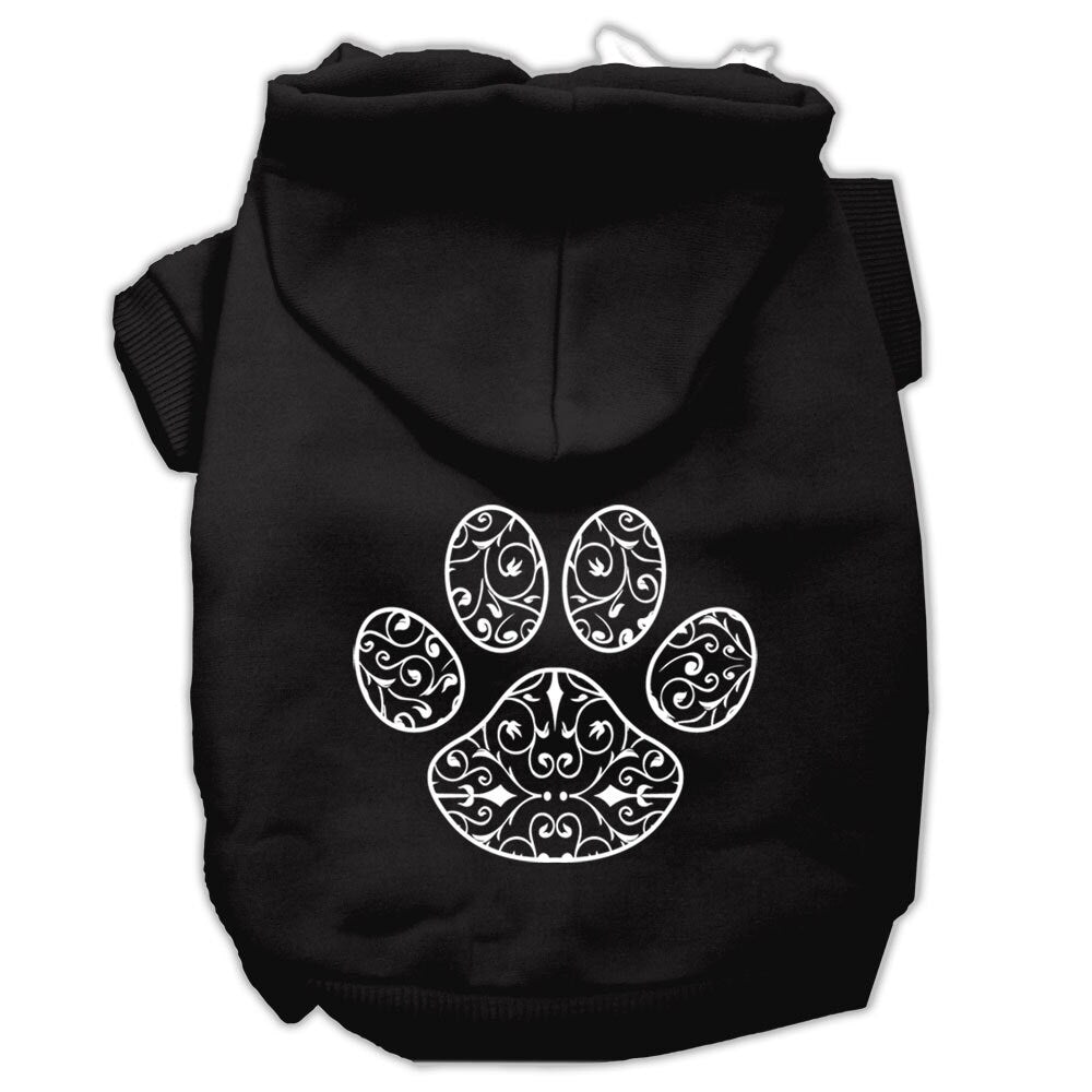 Pet, Dog & Cat Hoodie Screen Printed, "Henna Paw"