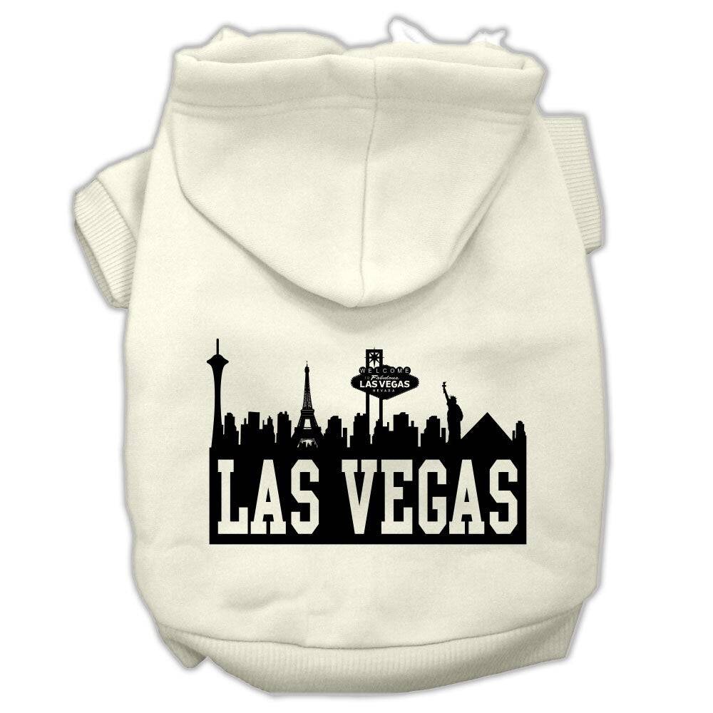 Pet, Dog & Cat Hoodie Screen Printed, "Las Vegas Skyline"