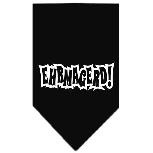 Pet and Dog Bandana Screen Printed, "Ehrmagerd!"