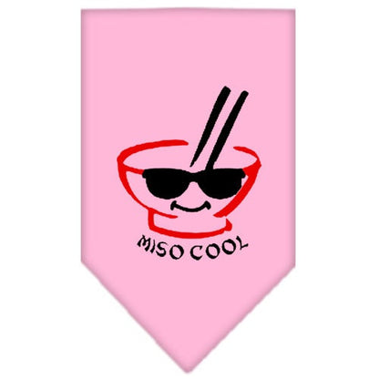 Pet and Dog Bandana Screen Printed, "Miso Cool"