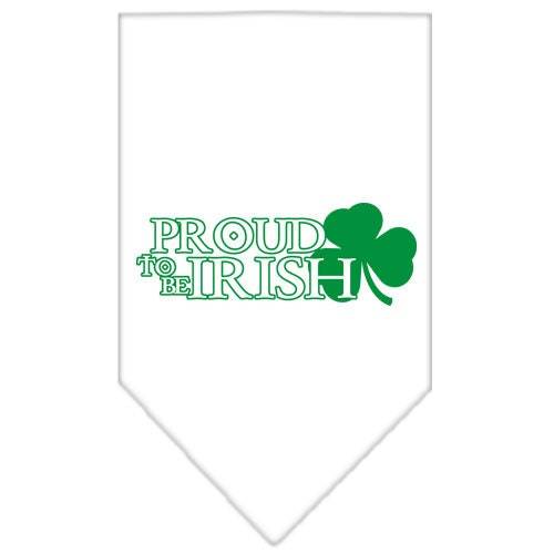 Pet and Dog Bandana Screen Printed, "Proud To Be Irish"