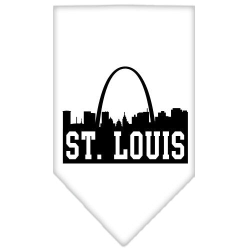 Pet and Dog Bandana Screen Printed, "St. Louis Skyline"