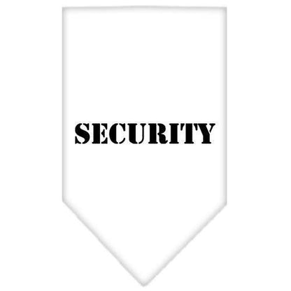 Pet and Dog Bandana Screen Printed, "Security"