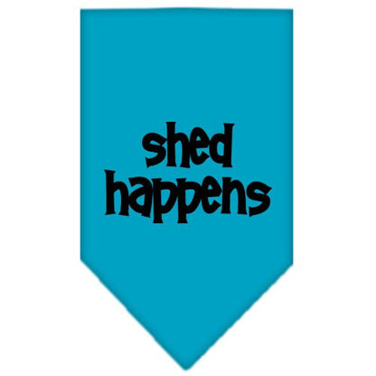 Pet and Dog Bandana Screen Printed, "Shed Happens"