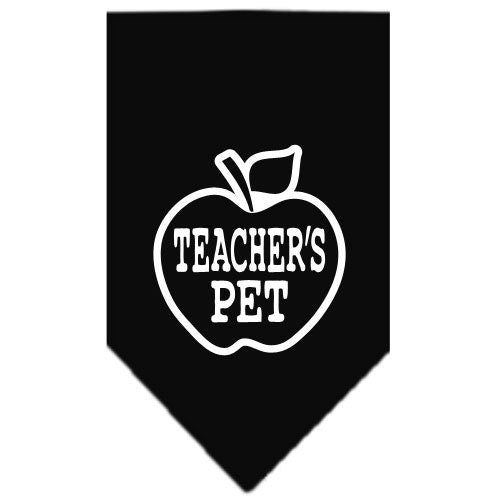 Pet and Dog Bandana Screen Printed, "Teachers Pet"