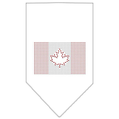 Pet and Dog Bandana Rhinestone, "Canadian Flag"