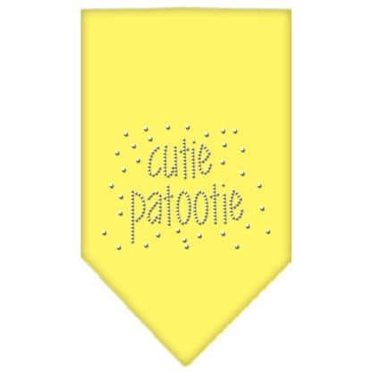 Pet and Dog Bandana Rhinestone, "Cutie Patootie"