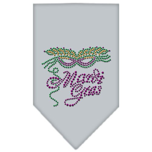 Pet and Dog Bandana, Rhinestone, "Mardi Gras"