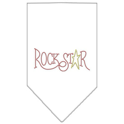 Pet and Dog Bandana Rhinestone, "Rock Star"