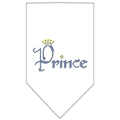 Pet and Dog Bandana Rhinestone, "Prince"