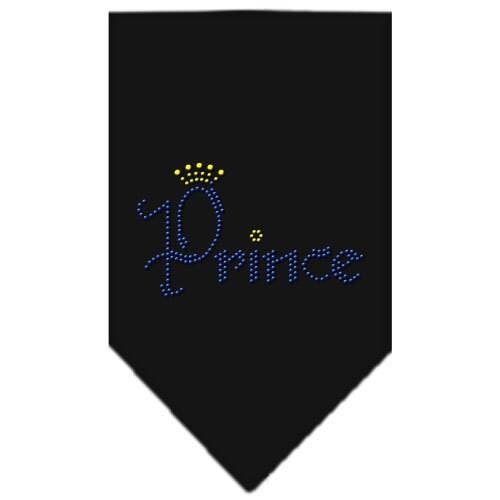 Pet and Dog Bandana Rhinestone, "Prince"