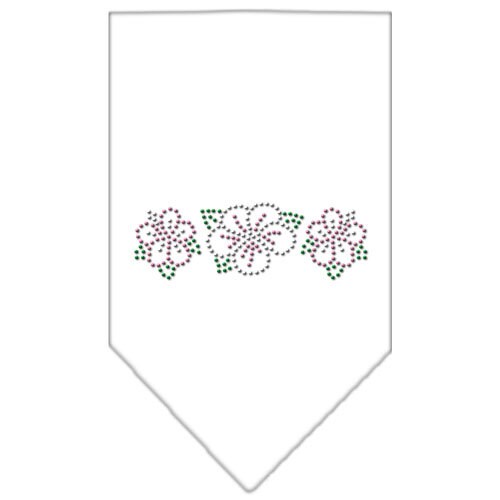 Pet and Dog Bandana Rhinestone, "Tropical Flower"