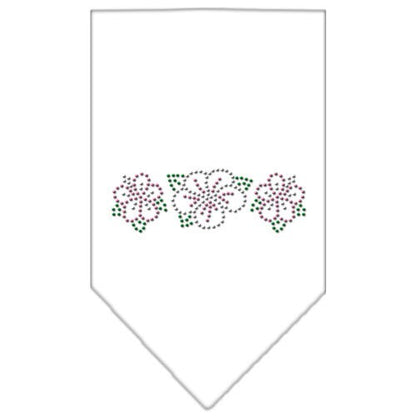 Pet and Dog Bandana Rhinestone, "Tropical Flower"