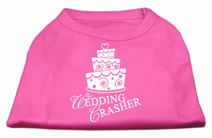 Pet Dog & Cat Shirt Screen Printed, "Wedding Crasher"