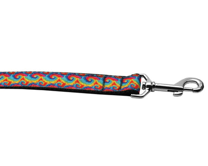 Pet Dog & Cat Nylon Collar or Leash, "Tie Dye"