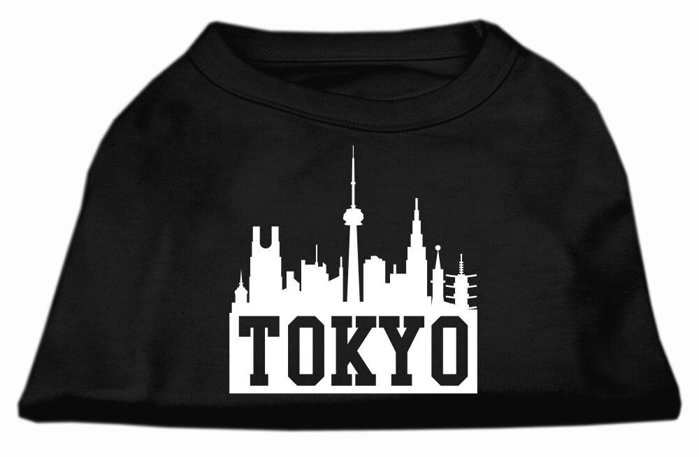 Pet Dog & Cat Shirt Screen Printed, "Tokyo Skyline"