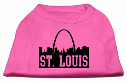 Pet Dog & Cat Shirt Screen Printed, "St. Louis Skyline"