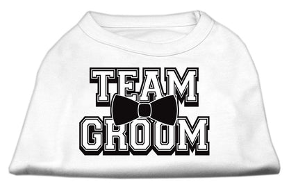 Pet Dog & Cat Shirt Screen Printed, "Team Groom"