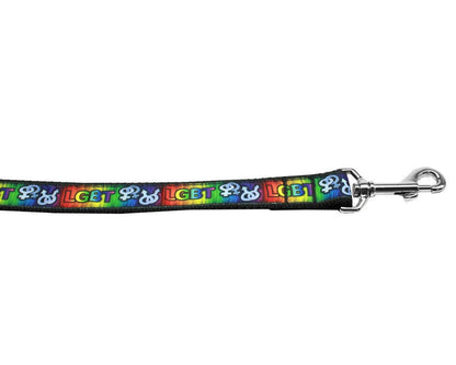 Pet Dog & Cat Nylon Collar or Leash, "LGBT"