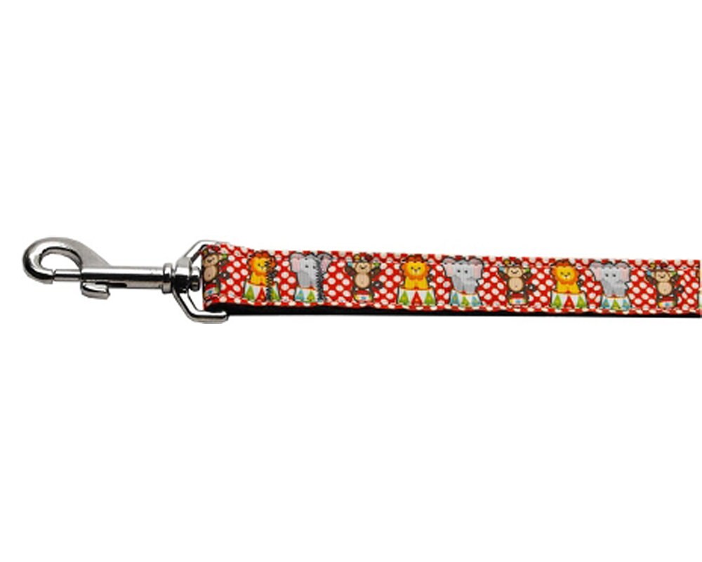 Pet Dog & Cat Nylon Collar or Leash, "Circus Smirkus"