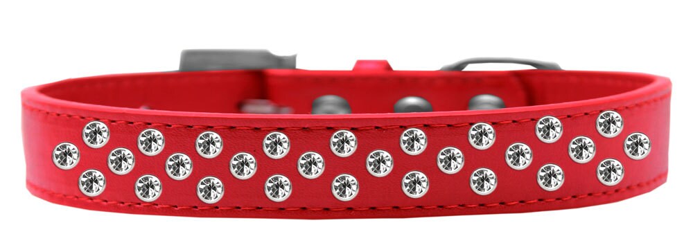 Dog, Puppy & Pet Fashion  Collar, "Clear Crystal Sprinkles"