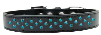 Dog, Puppy & Pet Fashion  Collar, "Southwest Turquoise Pearl Rimsets Sprinkles"