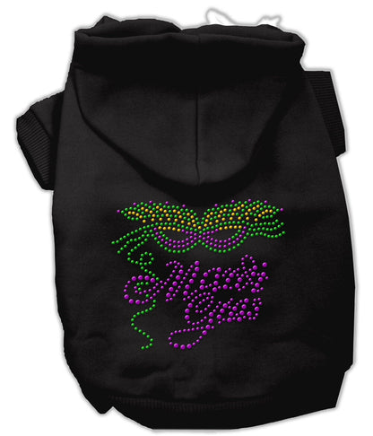 Pet, Dog & Cat Hoodie Rhinestone, "Mardi Gras"